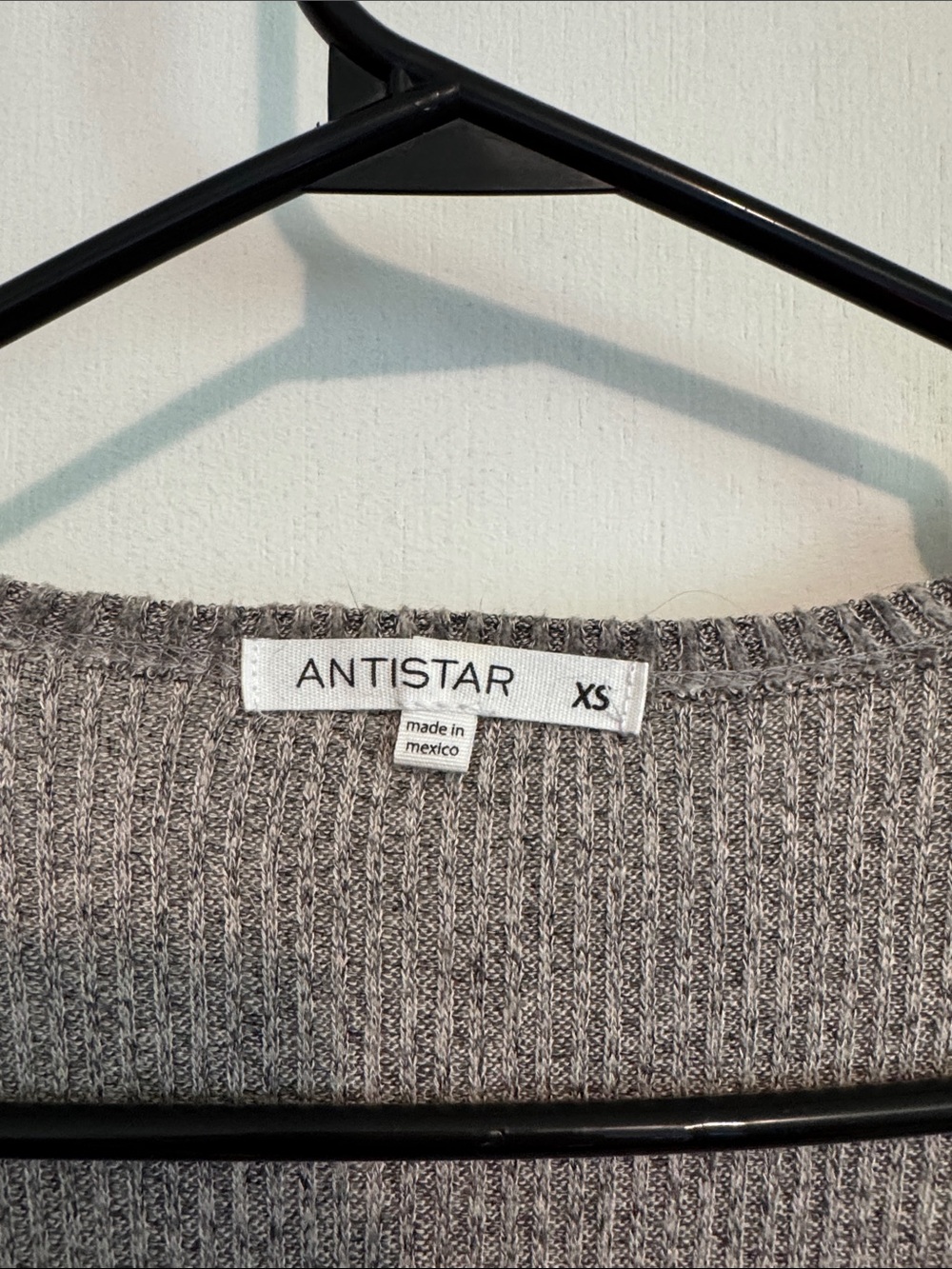 Long Open-Front Ribbed Cardigan - Gray - Picture 2 of 3